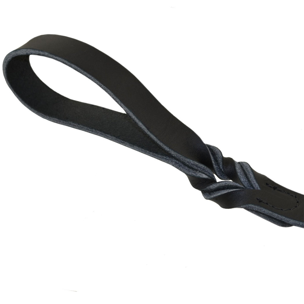 Knotted Heavy Leather Leash