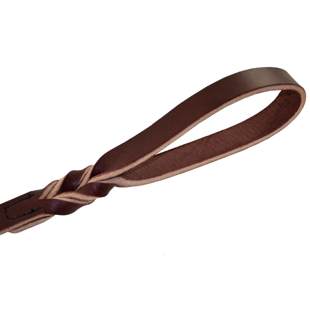 Knotted Heavy Leather Leash